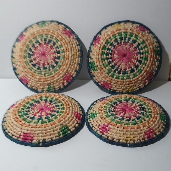 Colorful Woven Basket Set - Picture 4 of 5